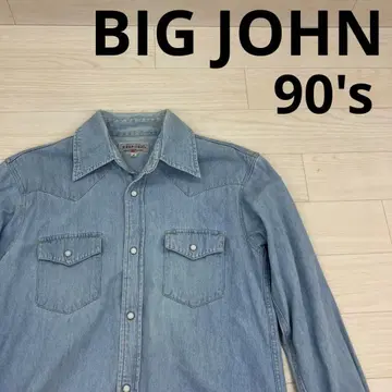BIG JOHN 90's BURBON STREET 데님 셔츠