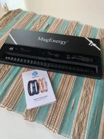 [새상품] MagEnergy 자기장 팔찌 티타늄 스틸