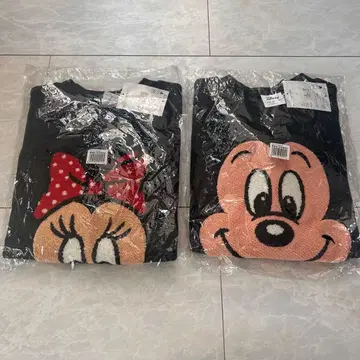 [ 미사용 새상품 ] 미니 마우스 미키마우스 트레이닝복 2장 세트