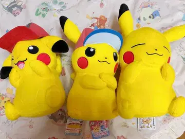 포켓몬 피카츄 봉제 인형 지우(사토시)의 모자