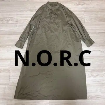 [ 새상품급 ] N.O.R.C 태서 개더 원피스 긴팔 원피스 롱 기장