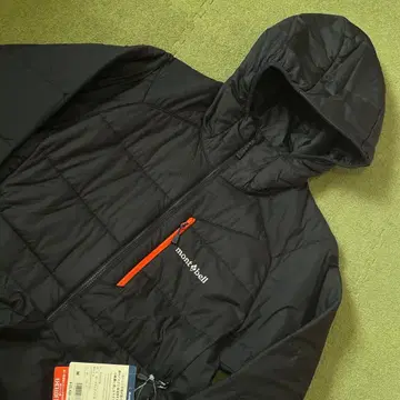 택 포함 새상품 몽벨 montbell UL 써마랩 후드티 블랙 M