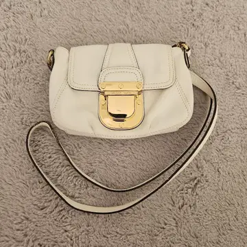 MICHAEL KORS 화이트 가죽 핸드백