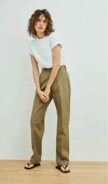 신상 하이웨스트 치노 팬츠