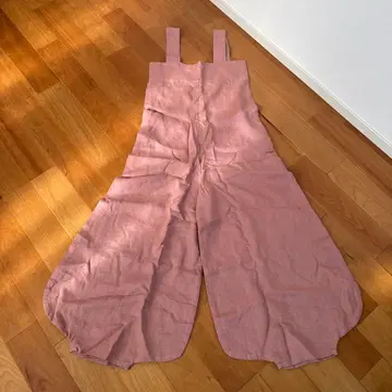 MYLAN 컬러 린넨 올인원 와이드 벌룬