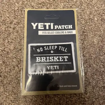 YETI No Sleep Til 브리스켓 후크&루프 패치 새상품