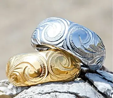 한정판 귀걸이, 핑크 골드, 스틸 실버 하와이안 주얼리 귀걸이