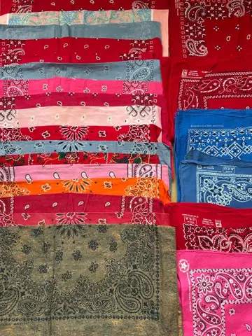 80s 90s 미국제 반다나 믹스 20개 E