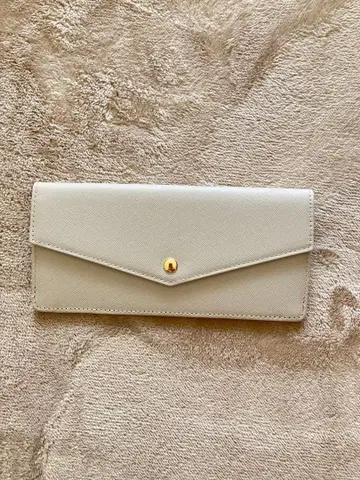 MURA 무라 장지갑 얇은 타입 안티스키밍 샌드베이지