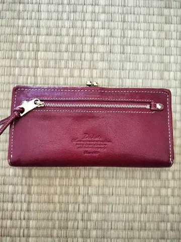 Dakota 가죽 장지갑 버건디