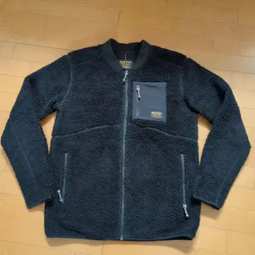 BURTON 플리스 자켓 블랙