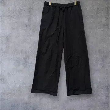 [파크 브라보] 새상품 스트레이트 팬츠 슬랙스 통근 블랙 42