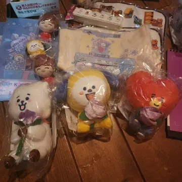 BTS BT21 굿즈 세트 봉제 인형 ARMY 제일복권