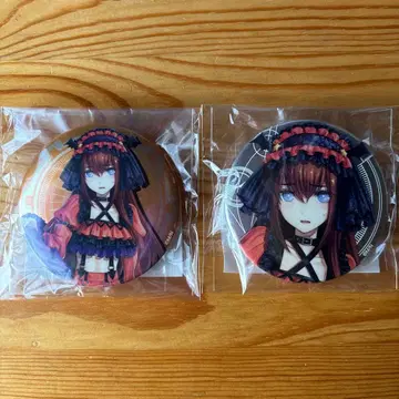 E상 메탈 캔뱃지 가을 마키세 크리스 진심 복권 STEINS;GATE