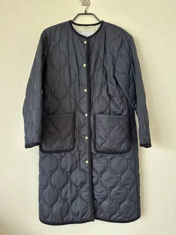 택 포함 미사용품 매킨토시 철학 퀼팅 코트