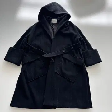 RIto 후드 롱 코트