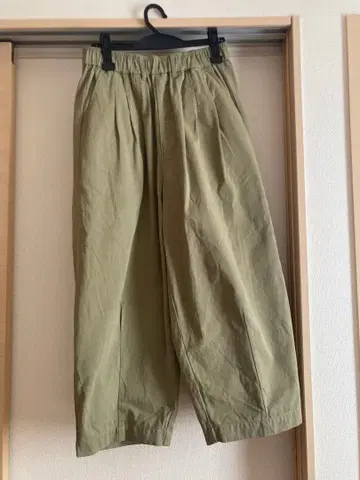 뉴 모자 꽁지 팬츠 올리브