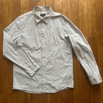A.P.C. 아페쎄 스트라이프 긴팔 셔츠 L