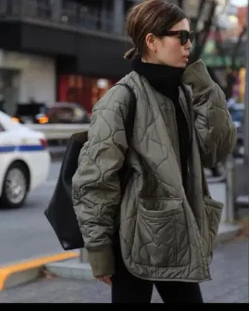 두지엠 클라세 CALAX 리버서블 퀼팅 자켓