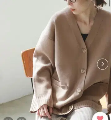 Noble 스무스 편직 오버 가디건