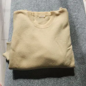 Papari 베이지 크루넥 니트