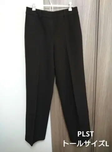 PLST 웜 리저브 와이드 팬츠 톨 사이즈 긴 길이 브라운 L