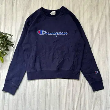 Champion 리버스 위브 맨투맨 트레이닝복 자수 로고 S