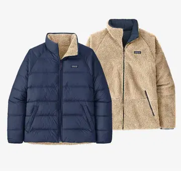 새상품 Patagonia 리버서블 자켓 보아 다운 아우터