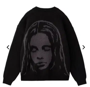 새상품 X-girl FACE KNIT CARDIGAN 엑스걸 니트