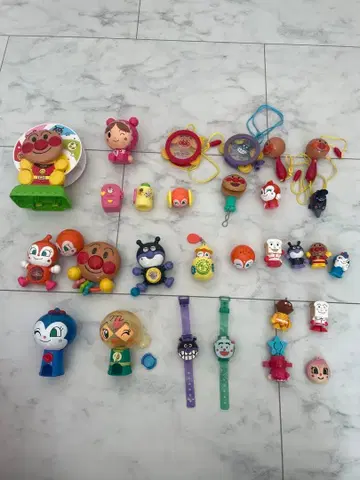 호빵맨 완구 세트 컬러풀