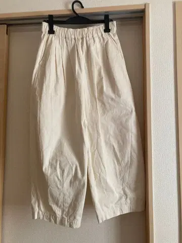 뉴 모자 꽁지 팬츠 아이보리