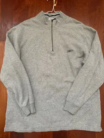 Reebok 그레이 스웨트 셔츠 X-LARGE
