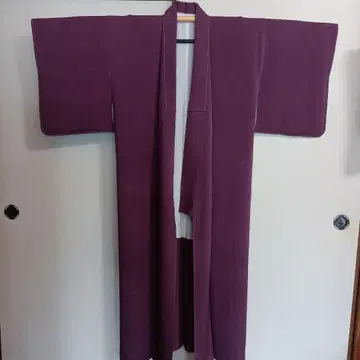 순수 실크 기모노 이로무지