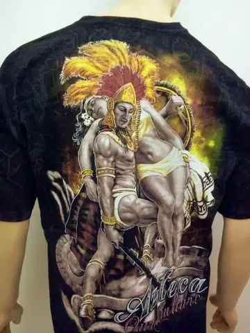AZTECA 아스텍 전사 T셔츠 gang style tshirt