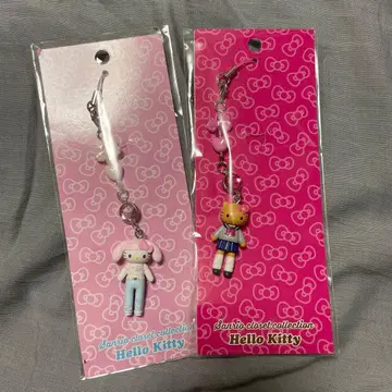 헬로키티 옷장 컬렉션 키티 스트랩 2개 세트