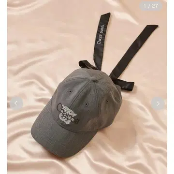 SNIDEL chacott 리본 포함 캡 그레이