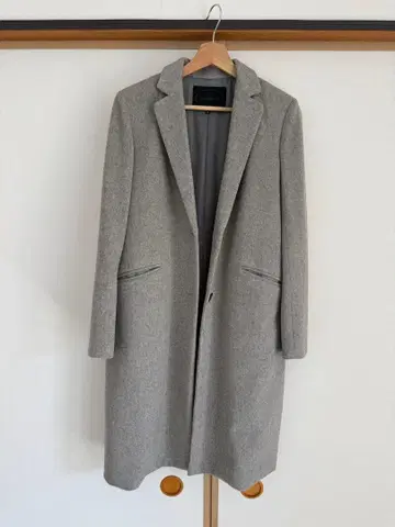[ 최종 가격 인하 ] UNTITLED 그레이 롱 코트 사이즈 2