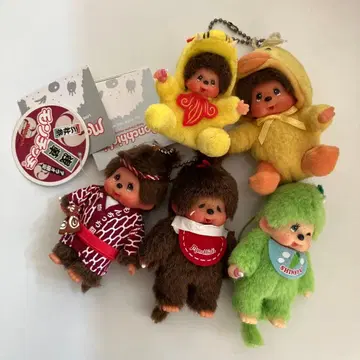 몽치치 지역 한정 봉제 인형 마스코트 5개 세트
