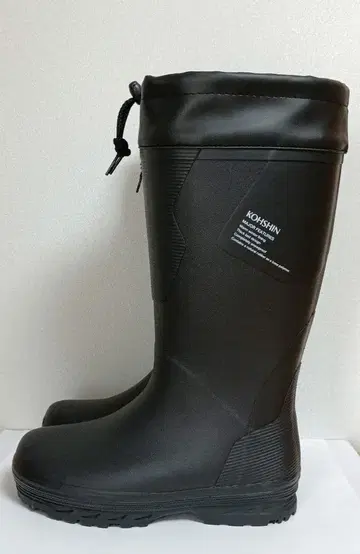 새상품 미사용품 남성용 KOHSHIN 방한 겨울용 장화 블랙