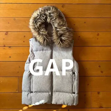 새상품급 Gap Winter Warmth XS 그레이 다운 베스트