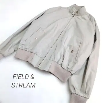 FIELD & STREAM 베이지 계열 점퍼 블루종 M 빈티지