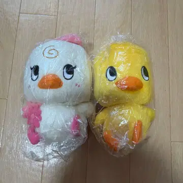 치킨라면 병아리 봉제 인형 2개