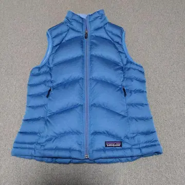 patagonia 여성용 다운 베스트 XS 라이트 블루