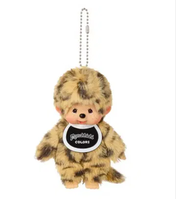 [ 새상품 ] 몽치치 COLORS 키체인 레오파드 무늬