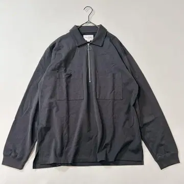 새상품급 스틸 바이 핸드 하프 지퍼 상의 그레이