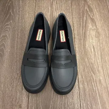 HUNTER 로퍼 레인 슈즈