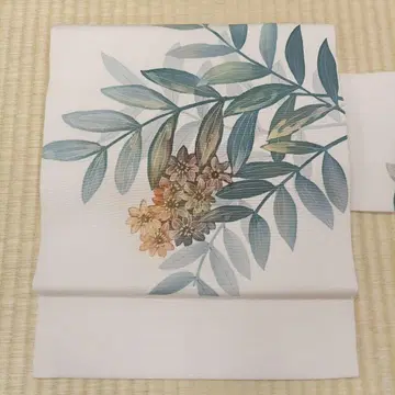 시오제 염색 나고야 오비 | 중고 새상품급 | 펄톤 가공 완료