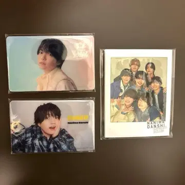 미개봉 새상품 나니와단시 클리어 솔로 카드 폴라로이드
