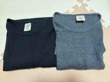 AVIREX 스트레치 T셔츠 네이비 그레이 XL 세트