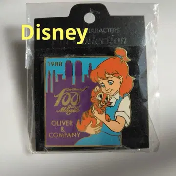 Disney 올리버와 친구들 핀 배지 1988
